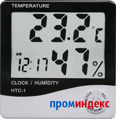 Фото Индикатор температуры и влажности воздуха HTC-1