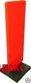 Фото Дорожное ограждение "Солдатик" пластиковое с резиновой подставкой оранжевое