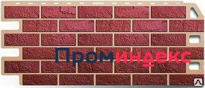 Фото Фасадные панели Альта-Профиль "Кирпич" цвет красный