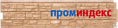 Фото Панель термоформованная Я-Фасад "Крымский сланец" 1,56м янтарный, жемчужный
