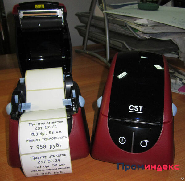 Фото Принтер этикеток CST DP-24 (203 dpi, 58 мм, 100 мм/сек, термопечать, USB)