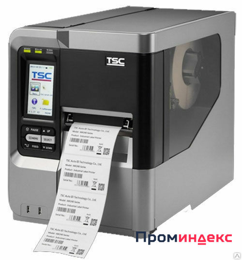 Фото Принтер этикеток TSC MX-340 (300 dpi, 104 мм, 300 мм/сек, USB/LAN, ТТ)