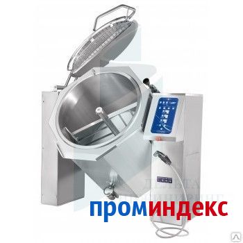 Фото Котел пищеварочный опрокидывающийся КПЭМ-160-ОМ2 с миксером и сливным крано