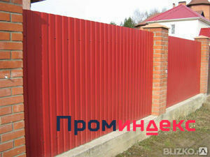 Фото Забор из металлопрофиля