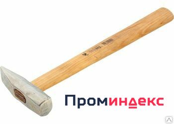 Фото Молоток слесарный, 600 г, квадратный боек, деревянная рукоятка Россия