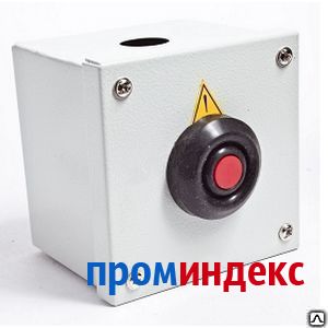 Фото Пост кнопочный ПКУ-15-21-111-IP54 КЕ081/2(1з+1р) красная + PG-13,