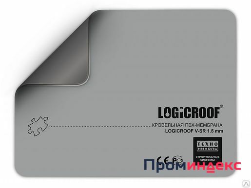 Фото ПВХ мембрана Logicroof V-SR 1,5мм 1x10м серый (2шт)