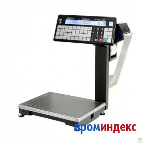 Фото Печатающие торговые весы ВПМ-15.2-Т1 с устройством подмотки ленты