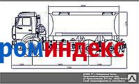 Фото Автоцистерна модели 577336 на шасси КАМАЗ-6520-19