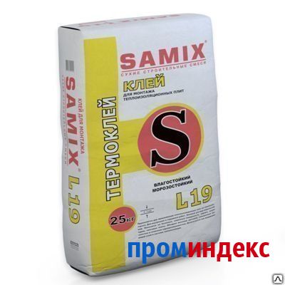 Фото Для монтажа теплоизоляционных плит SAMIX L19 (Термоклей)