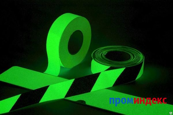 Фото Фотолюминесцентная лента 5см x 25м. Роль "Премиум класс" 2-green arrow