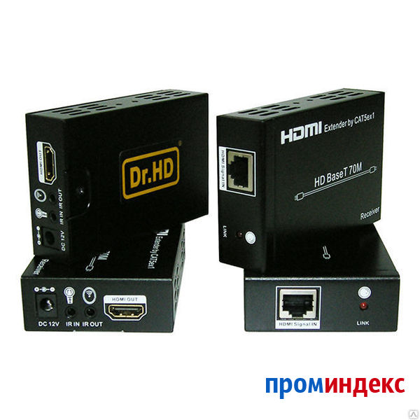 Фото HDMI делитель 1x4 с удлинением по UTP / Dr.HD SP 144 BT 70