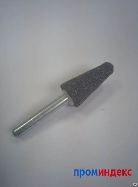 Фото Шарошка абразивная по металлу, конус с закруглением 16х32х6мм, А36 Kronenfl