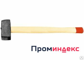 Фото Кувалда, 8000 г, кованая головка, деревянная рукоятка (Павлово) Россия