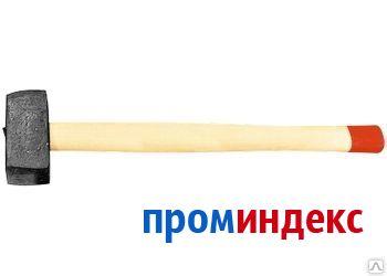 Фото Кувалда, 4000 г, кованая головка, деревянная рукоятка (Павлово) Россия