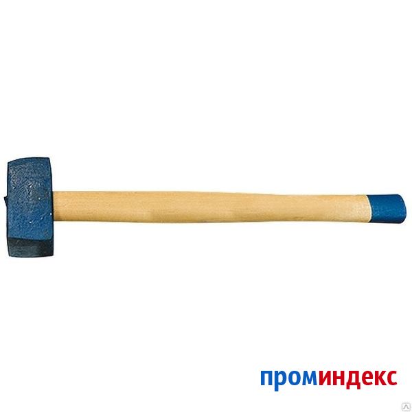 Фото Кувалда, 5000 г, кованая головка, деревянная рукоятка (Труд) Россия