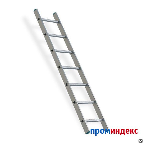 Фото Лестница односекционная алюминиевая 10 ступеней 2,85м UFUK