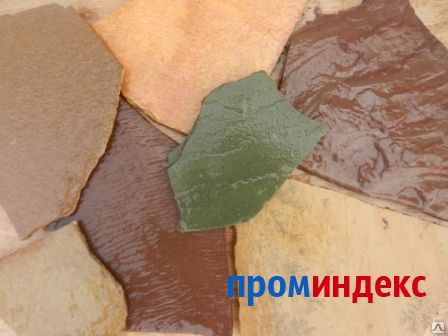 Фото Камень природный для дорожки песчаник бардовый 3 см