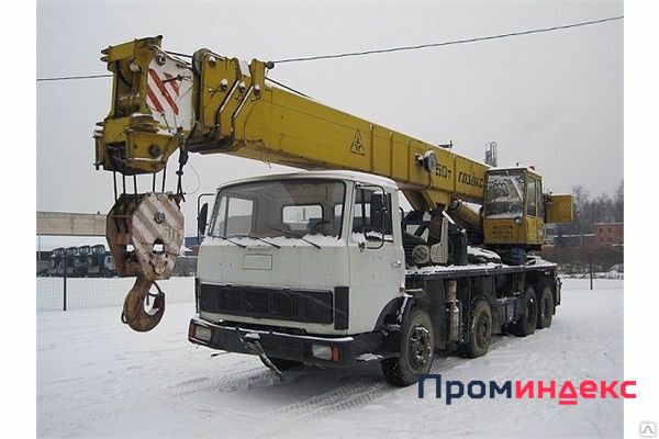 Фото Аренда автокрана Ивановец с грузоподъемностью 50 тонн с контргрузом