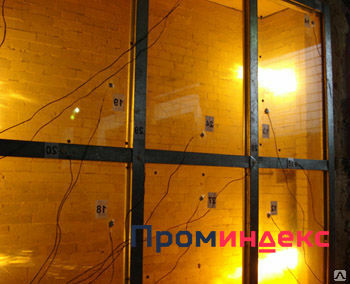 Фото Алюминиевое противопожарное окно из теплого профиля ОП 2(E 30)