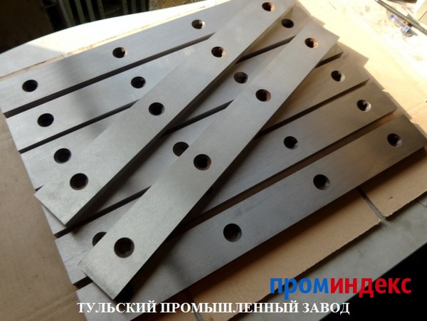 Фото Завод по производству ножей для гильотинных ножниц 510х60х20мм, 625х60х25мм со знаком качества и гарантией. 