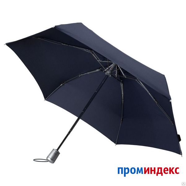Фото Складной зонт Alu Drop, 4 сложения, автомат, синий