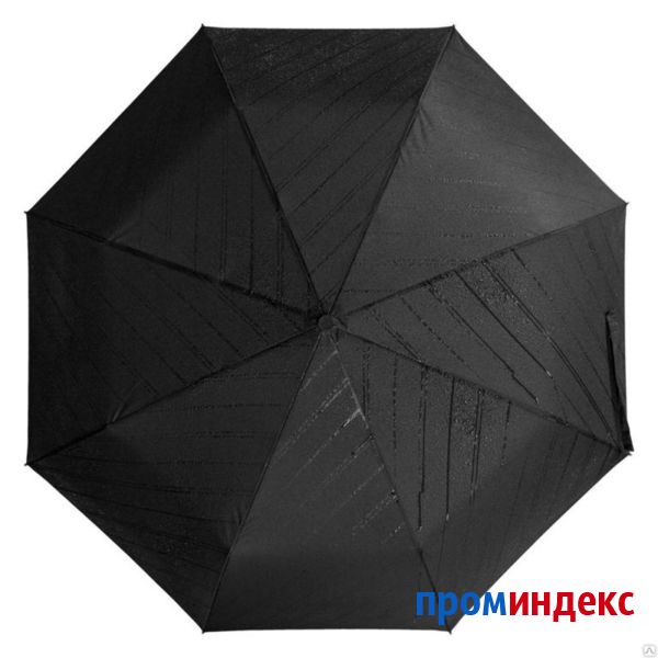 Фото Складной зонт Magic с проявляющимся рисунком, черный