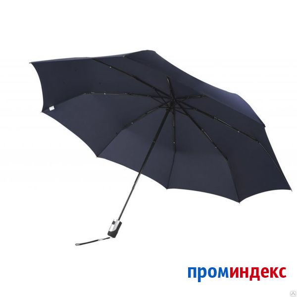 Фото Складной зонт Aquaforce, темно-синий