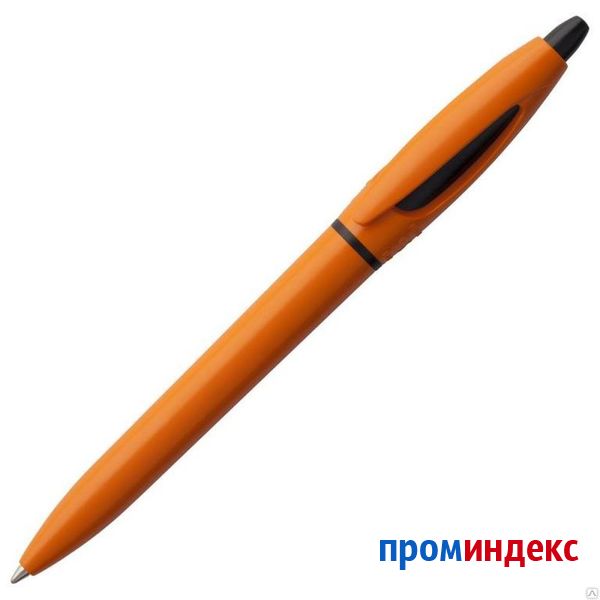 Фото Ручка шариковая S! (Си), оранжевая