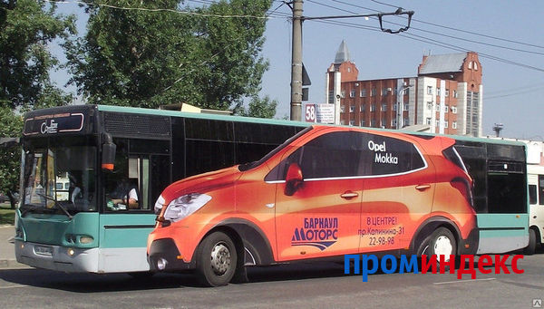 Фото Реклама на автобусе Мерседес 3 борта 40 кв.м 12 месяцев