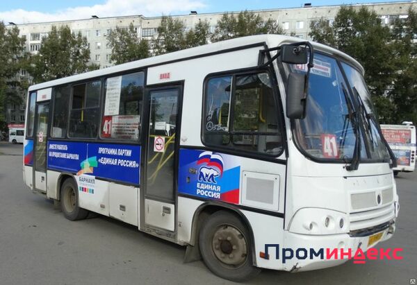Фото Реклама на автобусах ПАЗ