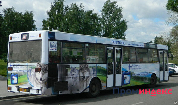 Фото Реклама на автобусе Ман 1 борт 6 кв.м 6 месяцев