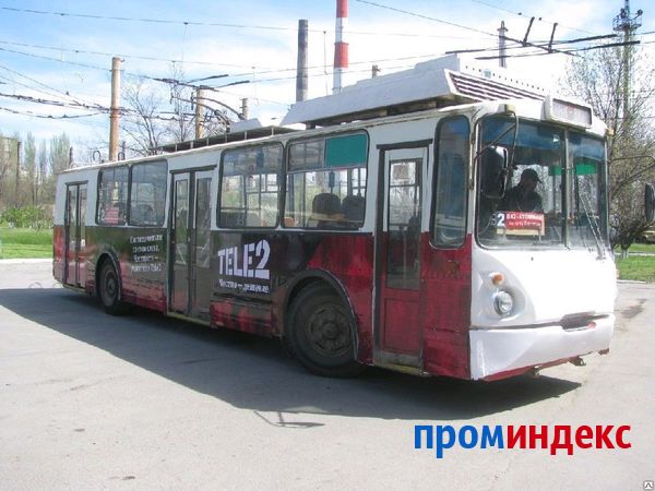 Фото Реклама на бортах транспорта троллейбус г.Вологодонск