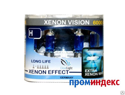 Фото Галогеновая лампа ClearLight HB4 XenonVision (12V-55W/компл.2 шт)
