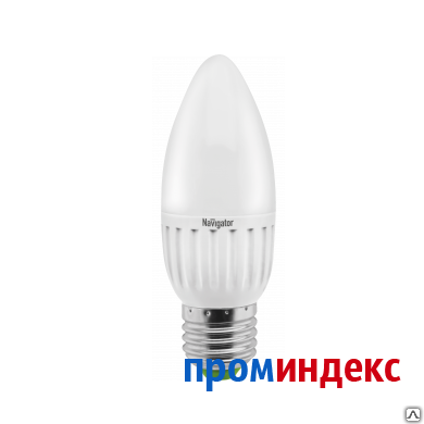 Фото Лампа светодиодная LED 7вт E14 2700К матовая свеча (94491 NLL-C37)Navigator