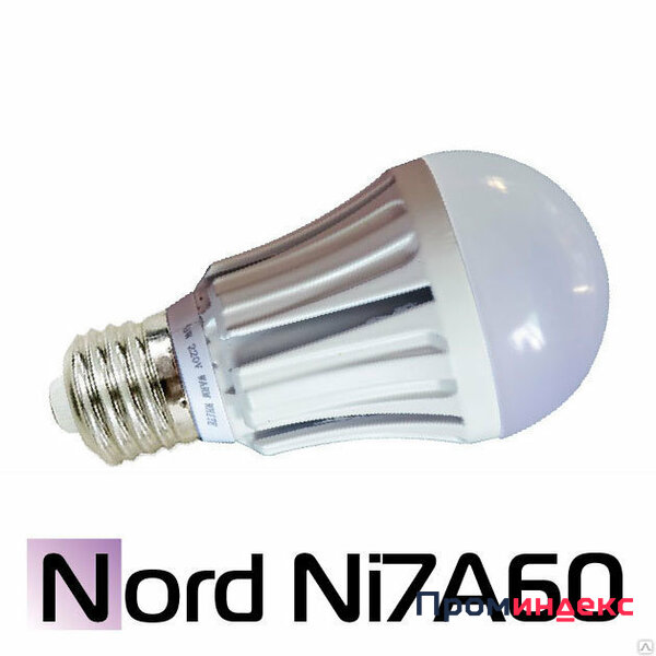 Фото Лампа светодиодная NORD серии LedNik Ni7А60 7W E27 (brand)