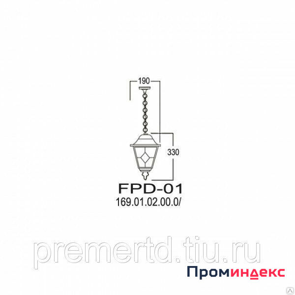 Фото Светильник подвесной на цепочке Падова FPD-01
