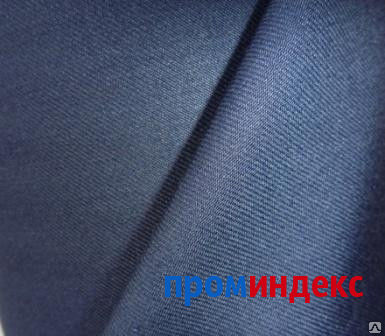 Фото Ткань костюмная для школьной формы синяя 400 гр/м.п.