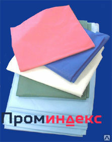 Фото Вискозное нетканое полотно 80г/м2 голубой салфетка 0,3х0,38м 5шт в упаковке