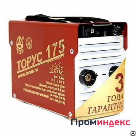 Фото Сварочный инвертор ТОРУС-175 ТЕРМИНАТОР (кейс)