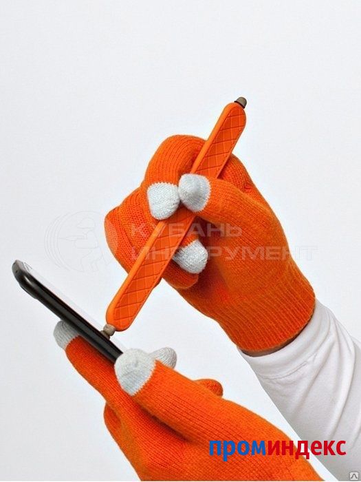 Фото 18009 Силиконовый браслет-стилус оранжевый BANGLE