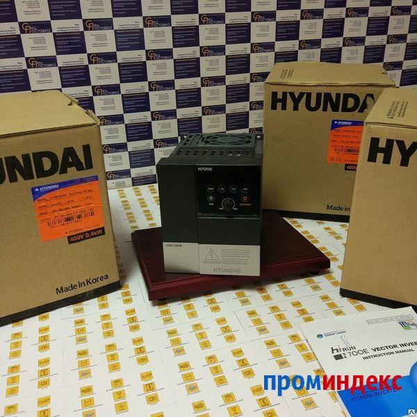 Фото Частотный преобразователь	Hyundai N700E 0,75 220 В 1 ф