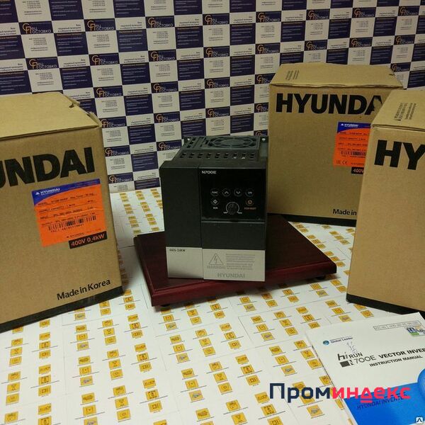 Фото Частотный преобразователь Hyundai N700E 0,4 кВт 220 В 1ф