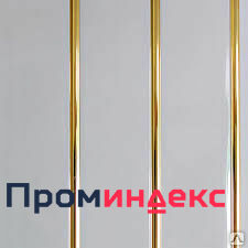 Фото Панель ПВХ трехсекционная золото 0,3х3 м