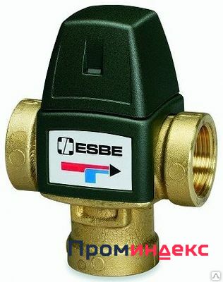 Фото Клапан смесительный термостатический ESBE VTA321 35-60C 3/4" в.р., KVS 1,6
