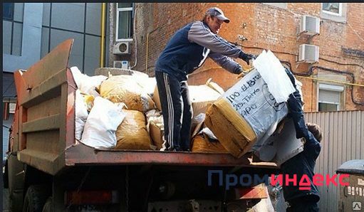 Фото Вывоз строительного мусора на КАМАЗЕ.