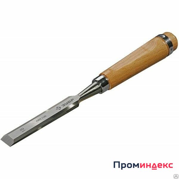 Фото Долото (стамеска) с деревянной ручкой 16мм