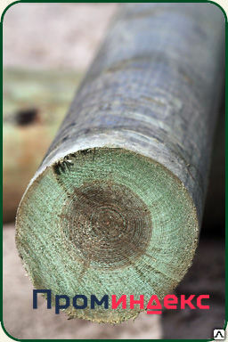 Фото Опоры деревянные для ЛЭП пропитанные 8,5 м