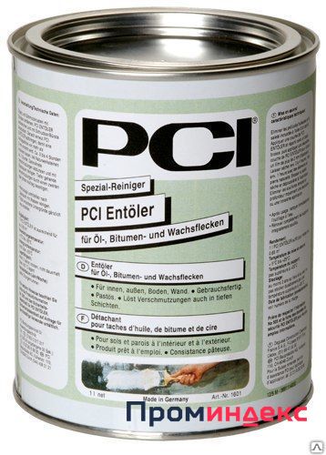 Фото Очиститель PCI® Entöler ПЦИ Энтёлер от битумных,масляных пятен,нефтепрод.