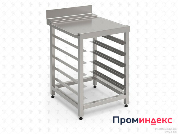 Фото Стол и аксессуар для посудомоечной машины Vortmax стол для пароконвектоматов Vortmax, Eksi, Fagor 600х770х870 мм